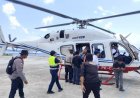 Polri Evakuasi Dua Warga Palue Lewat Jalur Udara, Lansia Korban Reruntuhan dan Ibu Hamil